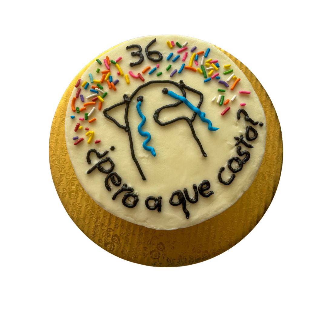 Pastel Flork llorando